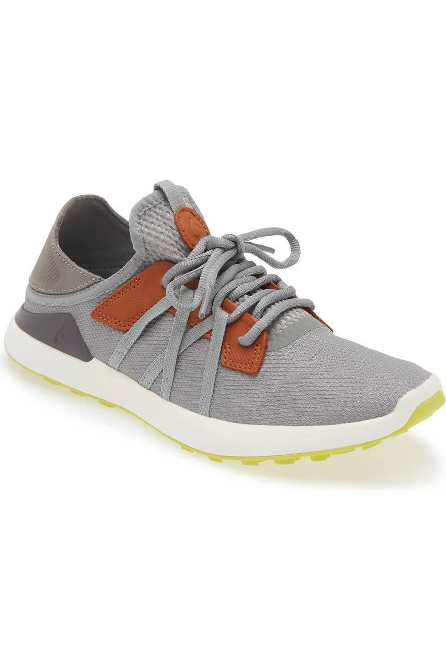NEW OLUKAI men's manele breathable golf shoes in poi/charcoal